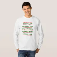 Sentence Types of Christmas Carols T-Shirt