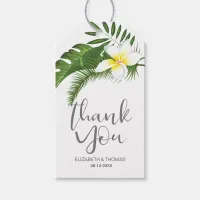 Tropical Floral Wedding Thank You ID475 Gift Tags