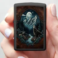 Wolf's Moonlight Howl Zippo Lighter