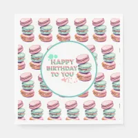 Happy Birthday To You | Macaron Napkins