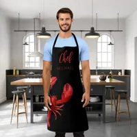 Red lobster crawfish boil party name chef cook apron