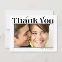 Decorative Modern Wedding We Do ID887  Thank You Card