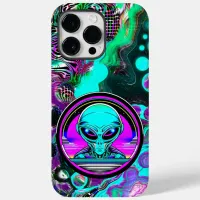 Extra Terrestrial Alien Flying a UFO Case-Mate iPhone 14 Pro Max Case