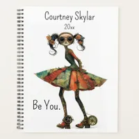 Be You Quirky Whimsical Woman, Change Name, Year Planner