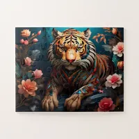 Regal Roar: Majestic Tiger  Jigsaw Puzzle