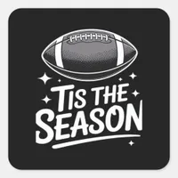 Game Day Support Football Square Sticker