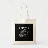F-Caw-F Classic Retro Style Tote Bag