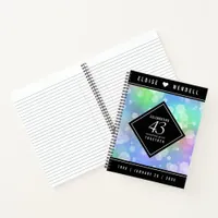 Elegant 43rd Opal Wedding Anniversary Celebration Notebook