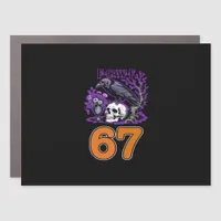 F-Caw-F Chicken Halloween Classic Funny Trendy Car Magnet