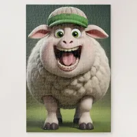 Happy Sheep Jigsaw Puzzle