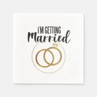 I am Getting Married Napkins