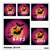 Freakin' Bats Halloween ID223 Wall Sticker