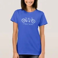 In Perfect Balance Tandem Bike Rider T-Shirt