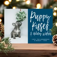 Puppy Kisses Cute Paw Print Pet Dog Photo Holiday