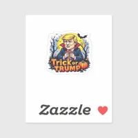 Trick Or Halloween Classic Sticker