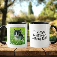 I'd Rather be at Home with my Cat Mug