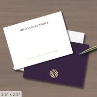 Simple Luxury Business Note Card