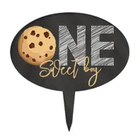 Milk and Cookies “One Sweet” 1st Birthday Cake Top Cake Topper