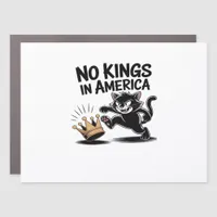 No Kings In America Classic Bold Casual Car Magnet