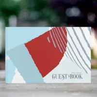 Color Block Wedding Winter ID740 Guest Book