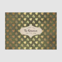 Gold Foil Thanksgiving Tissue Paper