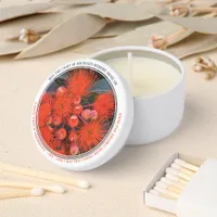 Red Flowering Gum Memorial Mini Candle Favors