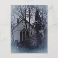 Old Abandoned Church Postcard