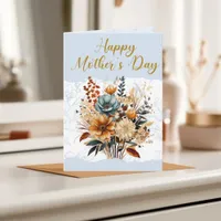 Modern Script Mother’s Day Blue Scripture Photo Card