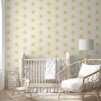 Happy Sun Yellow Watercolor Wallpaper