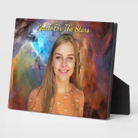 Reach for the Stars Custom Photo Orion Nebula 5x7 Plaque