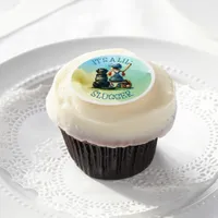 It's a Lil' Slugger | Boy's Baby Shower Edible Frosting Rounds