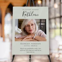In Loving Memory Photo Funeral Memorial Board