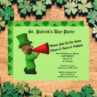 St Patrick's Day Party Potluck Announcement Invite