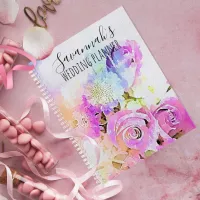 Artistic Pastel Watercolor Floral Spring Bouquet  Planner