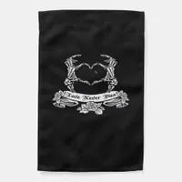 Skeleton Hand Design  Garden Flag