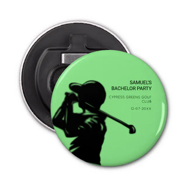 Black golfer Golfing Trip Bachelor Party minimal