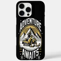 Discover Winter Snowmobiling Fun! iPhone 16 Pro Max Case