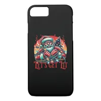 Let's Get Lit Santa Christmas Vibe Classic iPhone 8/7 Case