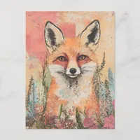 Red Fox Postcard