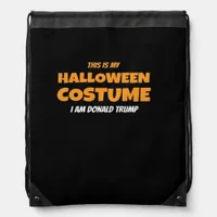 Halloween Donald  Costume Trumpkin Ideas Classic Drawstring Bag