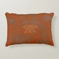 Southwest Canyons Petroglyphs Decorative Pillow