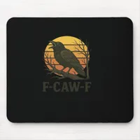F-Caw-F Minimal Clean Mouse Pad