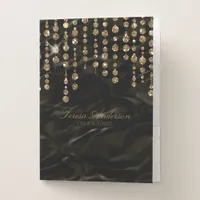 Satin Jewels Gold ID260 Pocket Folder