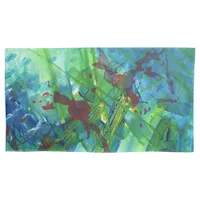 Cool Modern Abstract Acrylic Art Pillow Case