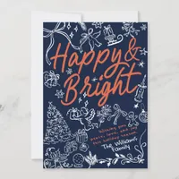 Happy and Bright Christmas and Holiday Card 