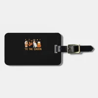 Tis The Season German Shorthaired Dog Fall Pumpkin Luggage Tag