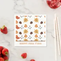 Personalized Fall  Napkins