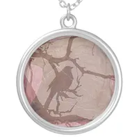Grackle Grunge 2 Silver Plated Necklace