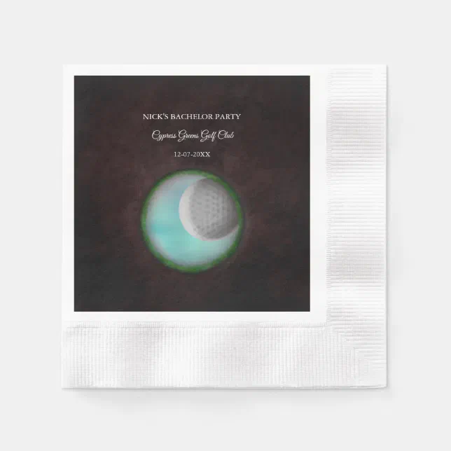 Golf Bachelor Party - Golfing trip Classic Stylish Napkins