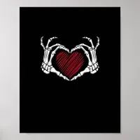 Skeleton Hand Heart Sign Costume Trending Hallowee